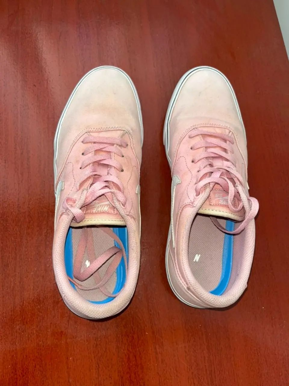 Tênis Nike SB Chron 2 Rosa e Branco 41 - Foto 3