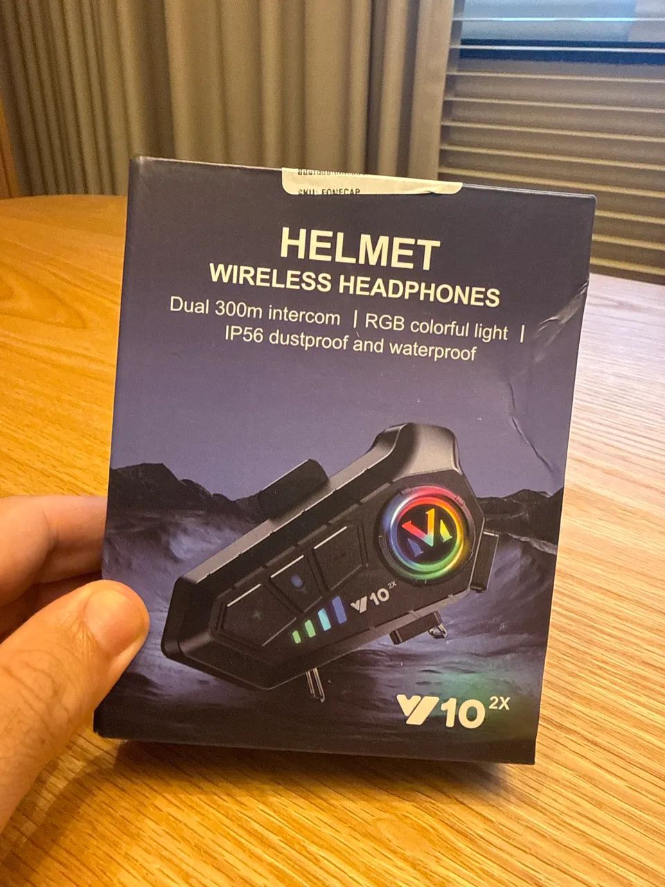 FONE BLUETOOTH PARA CAPACETE WOOSH  INTERCOMUNICADOR  V10 - NOVO