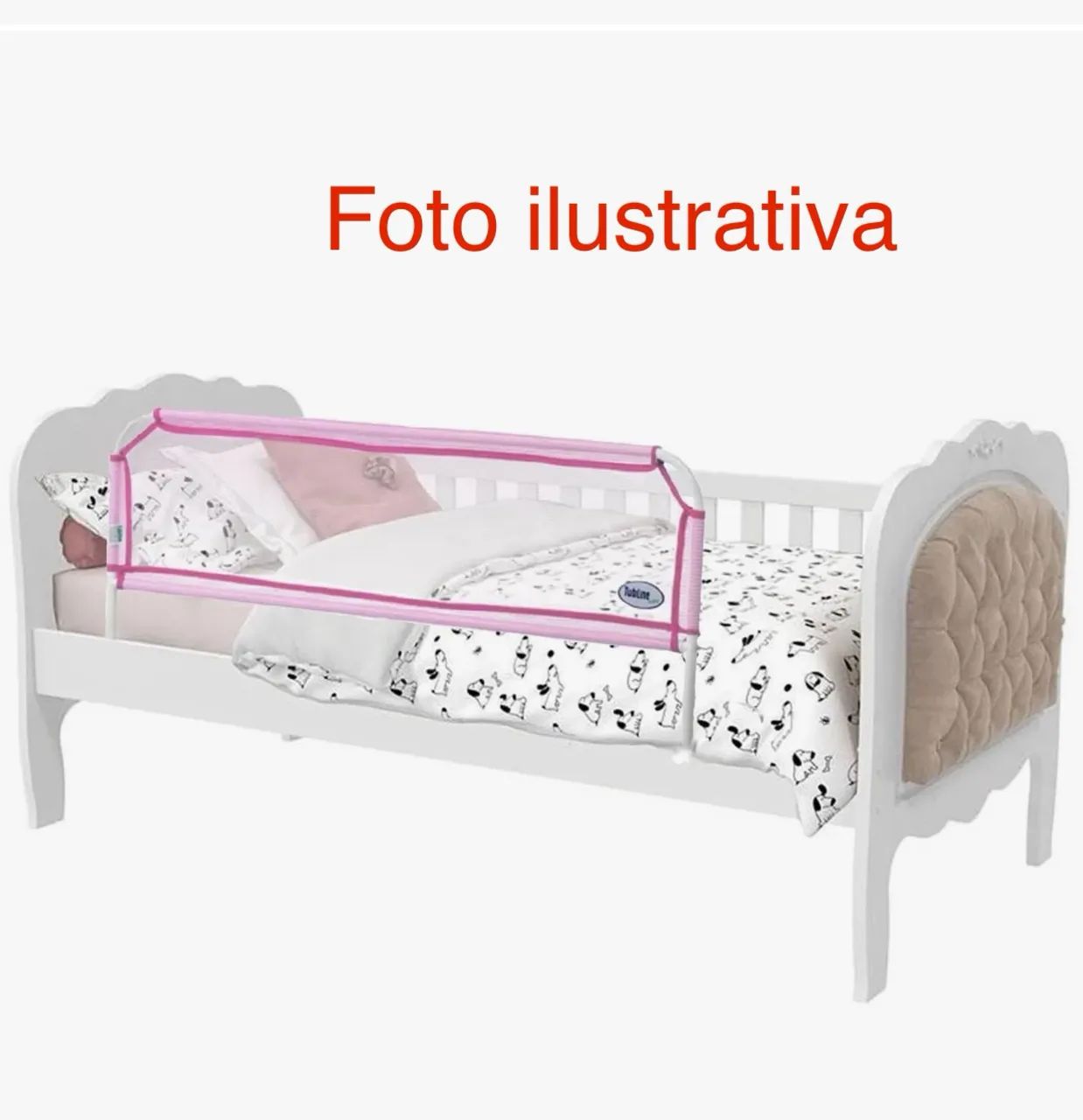 Grade de proteção pra cama.Cor rosa. - Foto 5