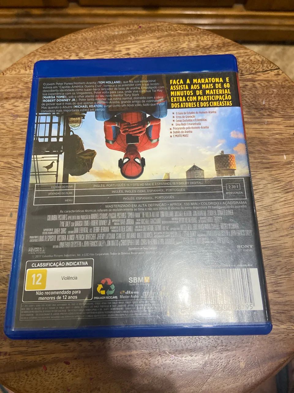 Homem Aranha - De volta ao lar - Blu Ray - excelente estado - Foto 2