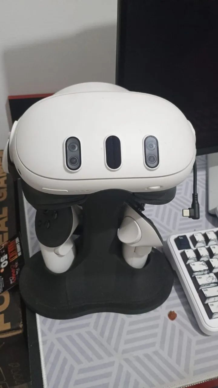 ÓCULOS VR META QUEST 3 + SUPORTE (BUBOVR M3) - Foto 2