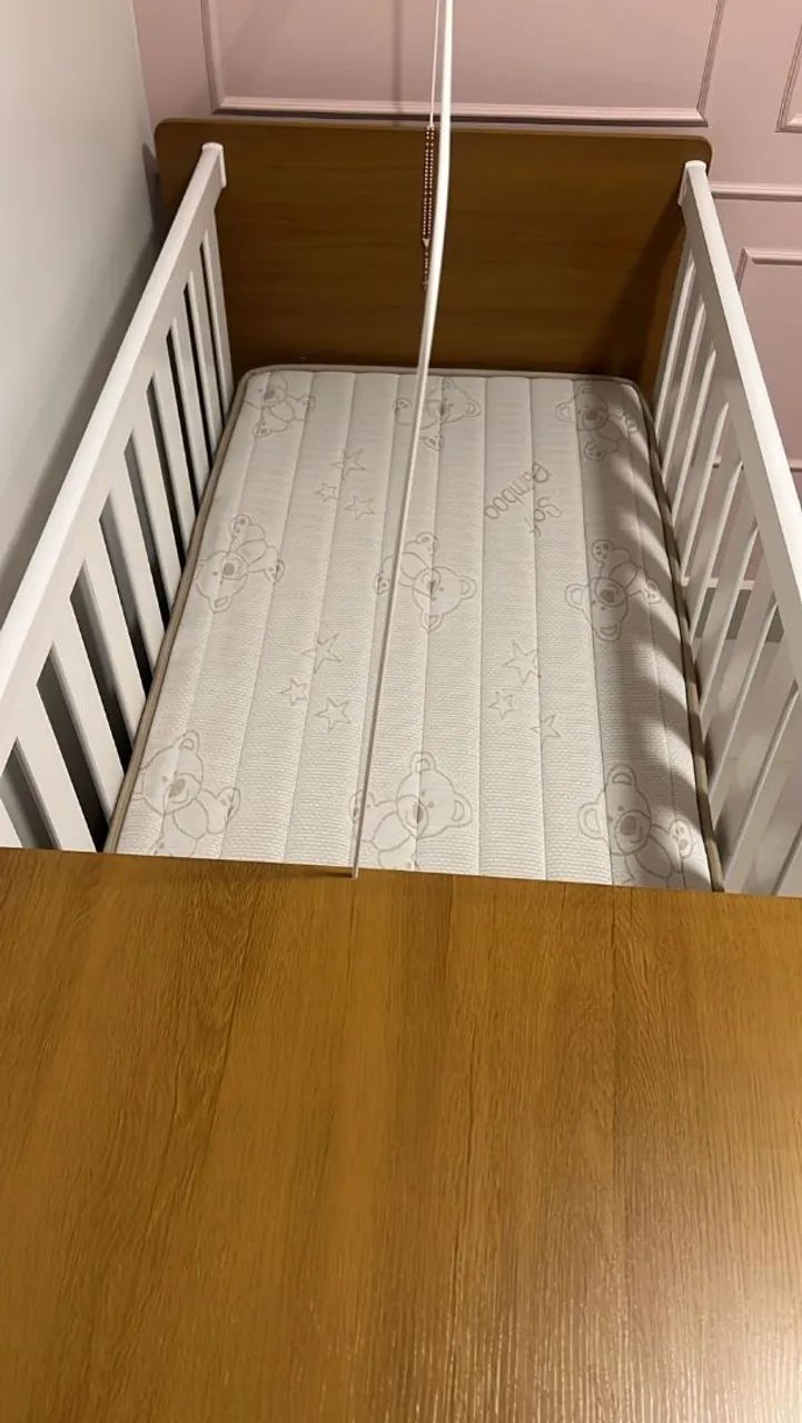Berço com colchão e gaveteiro - Foto 3