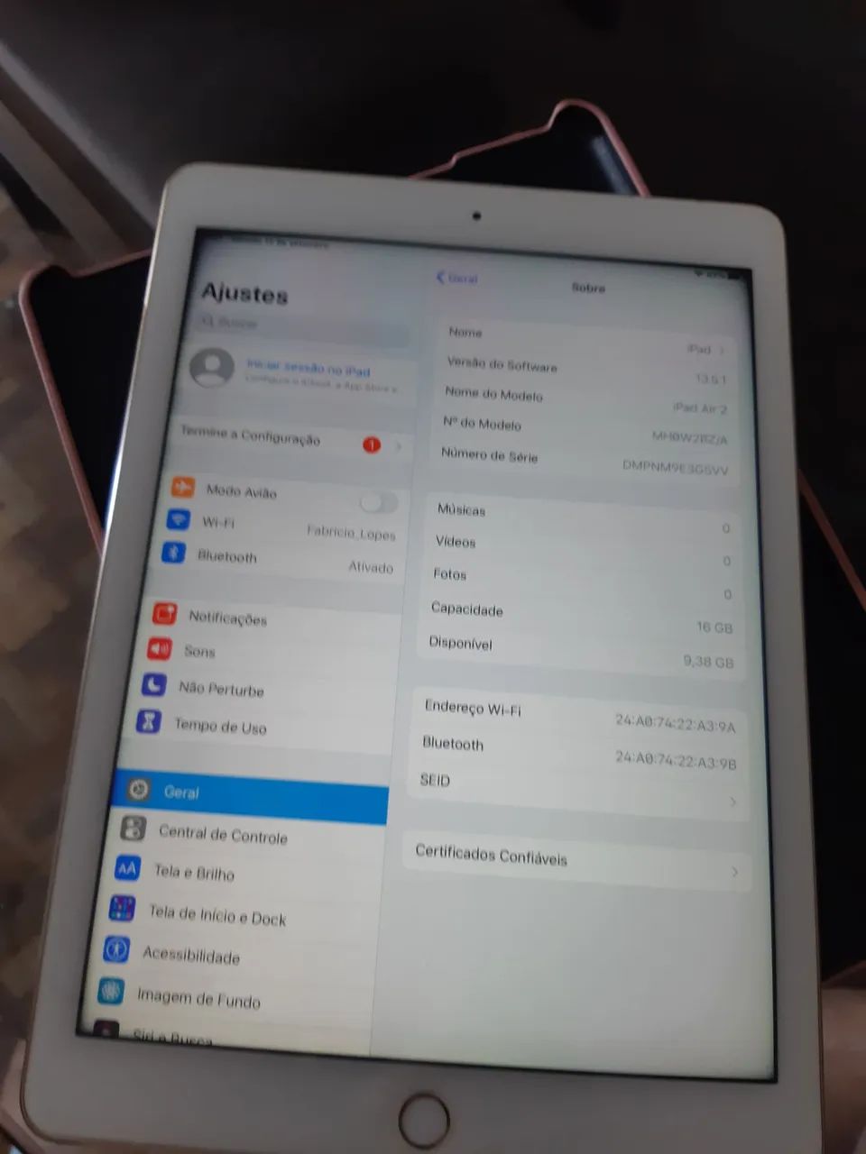 Vendo IPAD AIR 2 A1566  