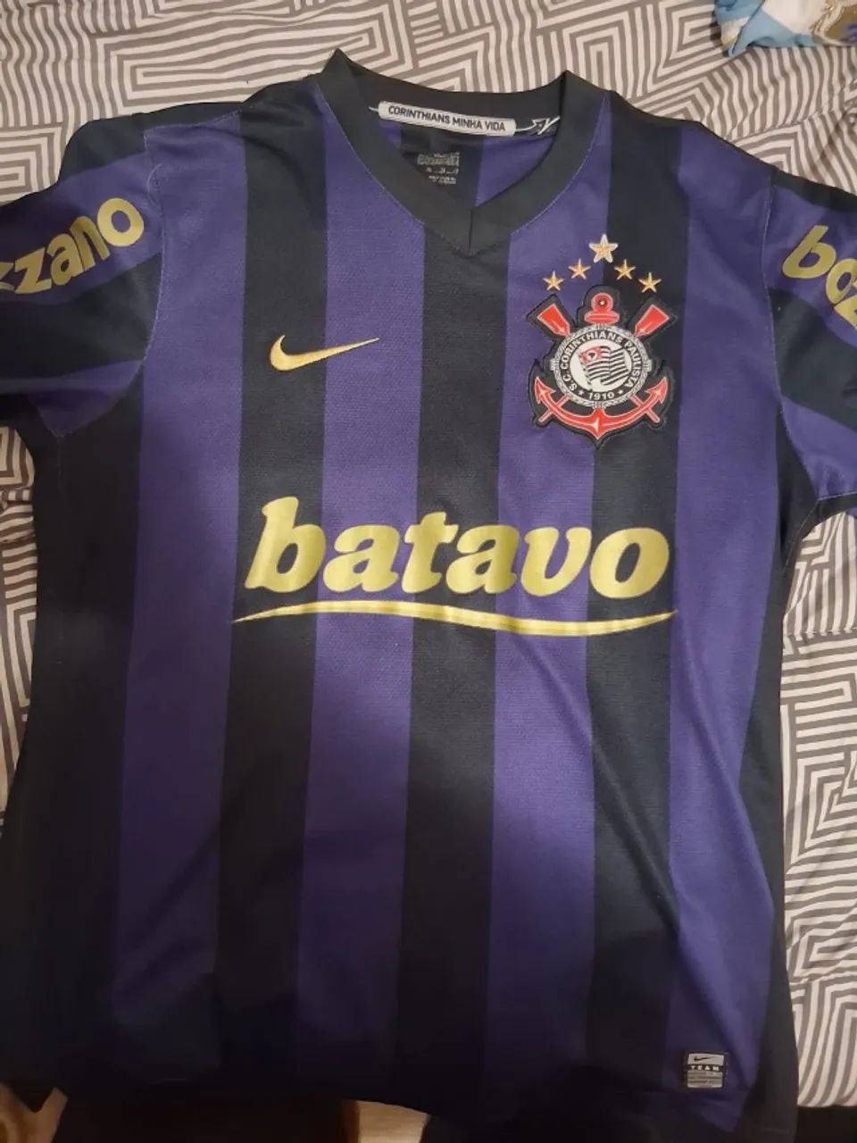 CAMISA CORINTHIANS ROXA E PRETA OFICIAL NIKE RONALDO 9
