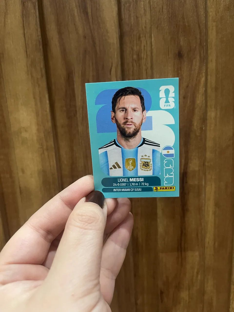 Figurinha Messi 2026 troca pelo Ayase Ueda
