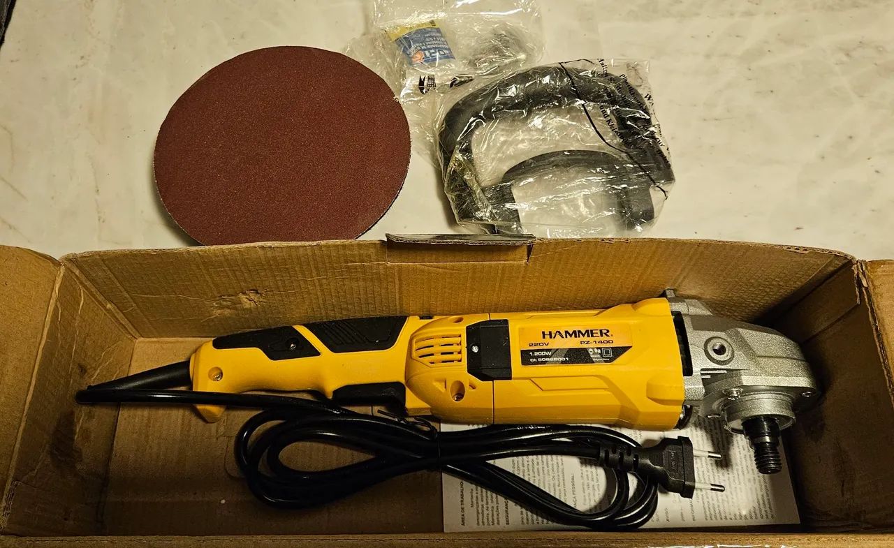 7-inch Angular Polisher 1200W PZ1400 Hammer427578481297346562