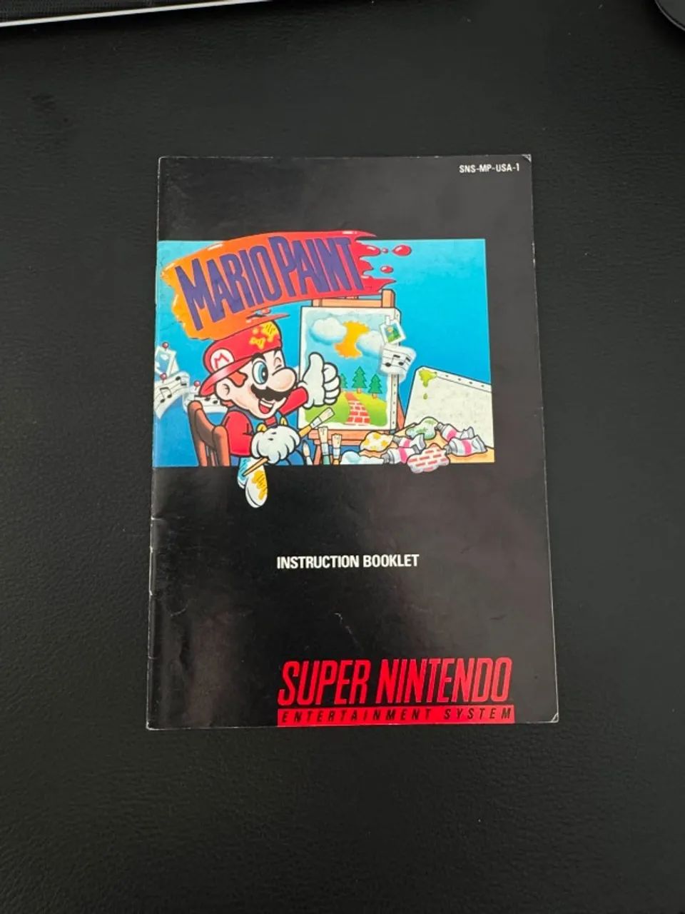 Manual Mario Paint Super Nintendo Original