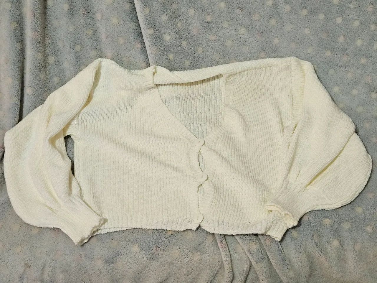 Button casual simples espelho cardig? moda