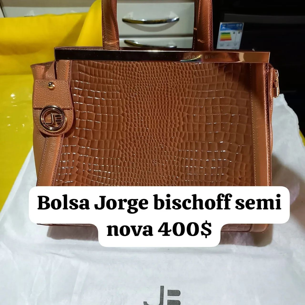 Bolsa Jorge bischoff original semi novo  - Foto 2