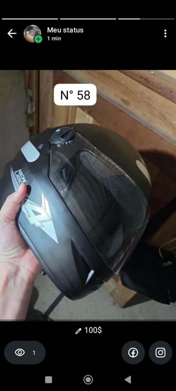 Capacete novo N58 - Foto 4