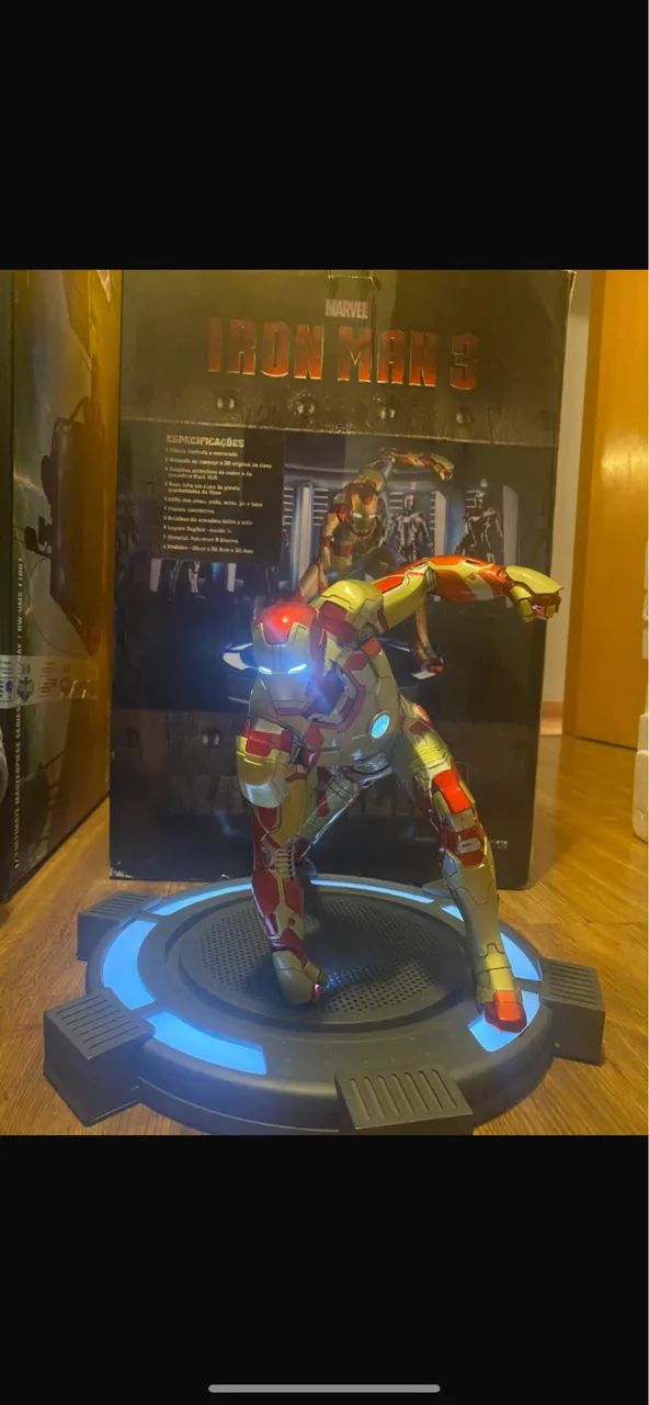 Sideshow Mark 42 1/4 estátua ñ hot toys
