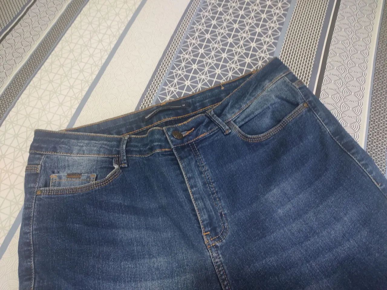 Calça jeans feminina 44 - Foto 3