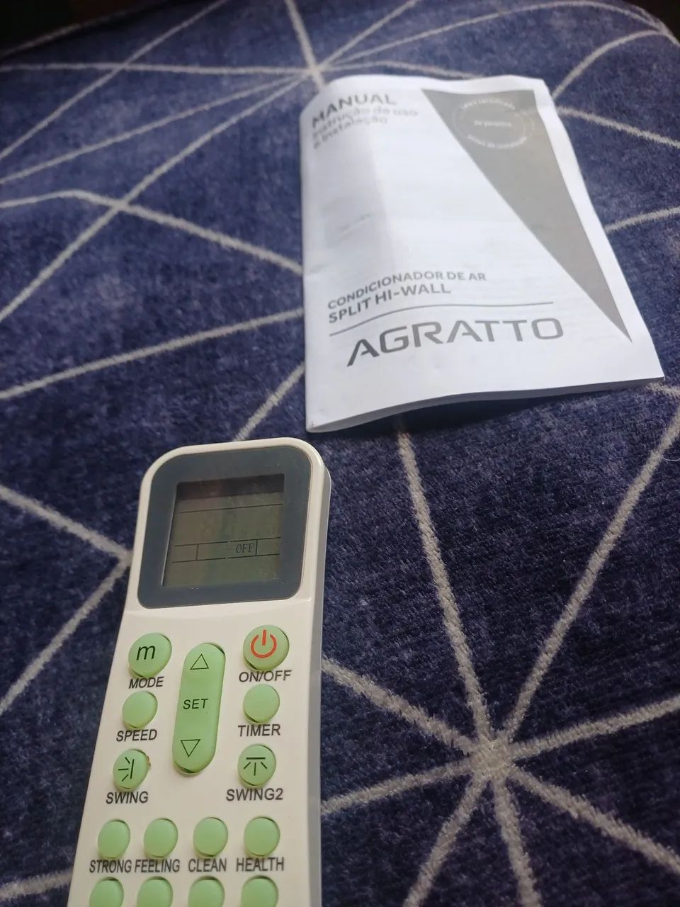 controle de ar condicionado split HI- WALL
