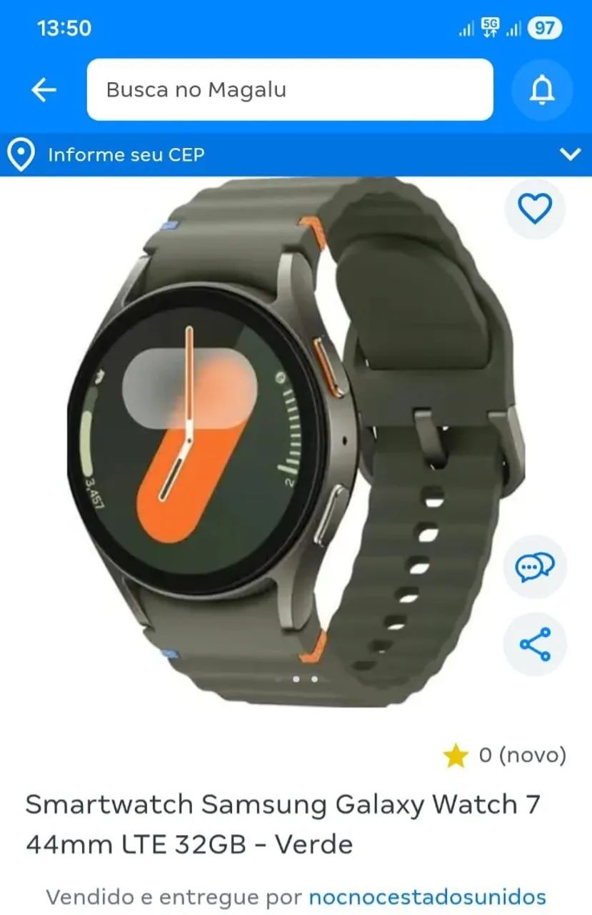 Galaxy smartwatch 7 lte 44 mm