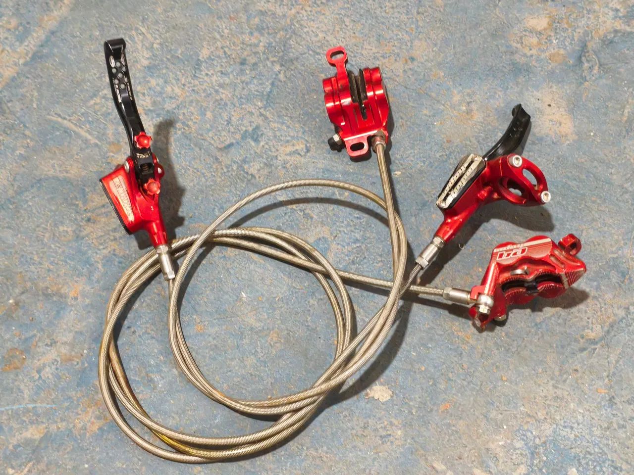 Freio Hope Tech3 com pinças E4, discos e pastilhas  - Foto 2