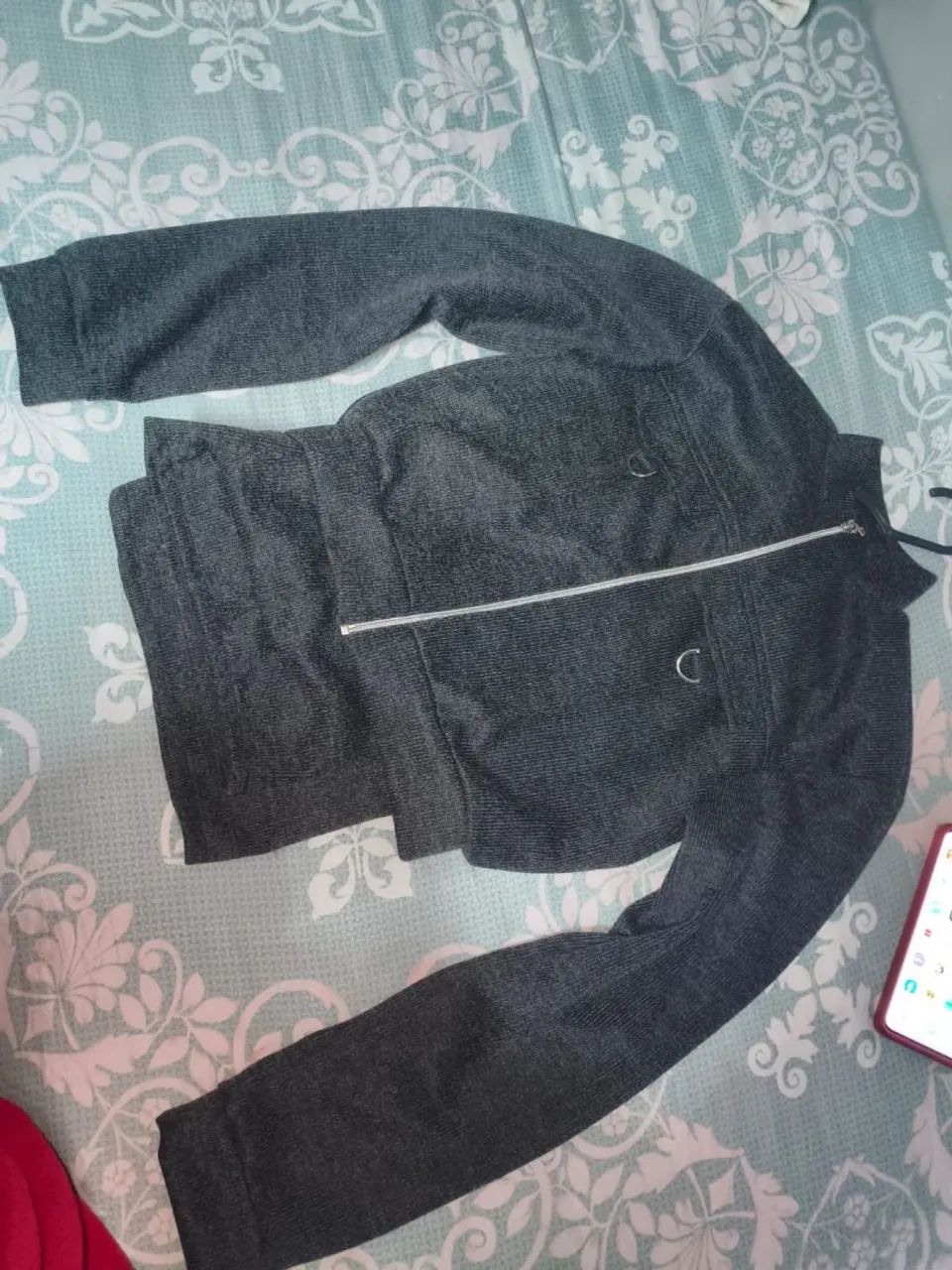 Conjunto cinza tamanho G - Foto 2