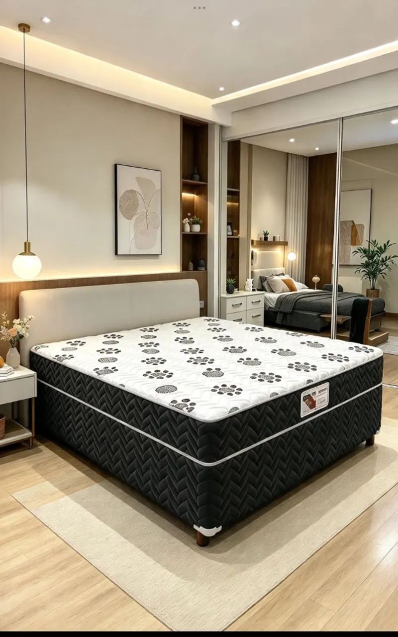 Cama box de casal 8cm d33  - Foto 4