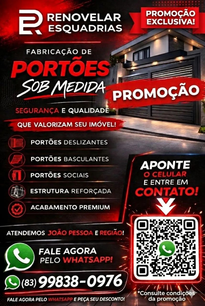 Portões em promoção 