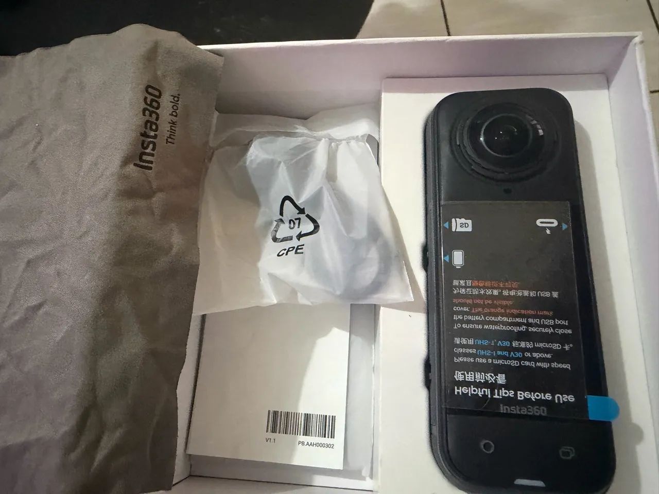 Câmera insta 360 x5 - Foto 2
