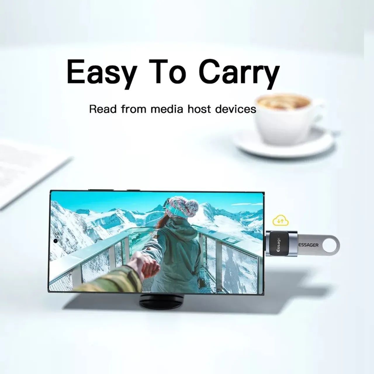 Adapitador Tipo C para USB,  USB para Tipo-C  - Foto 4