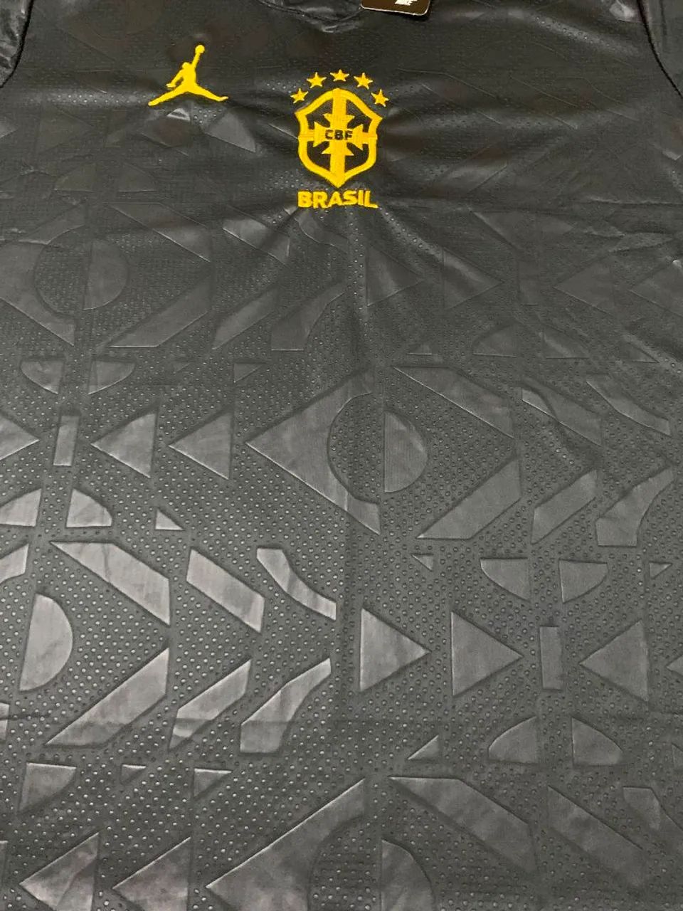 Camisa do Brasil 3D Preta  - Foto 4