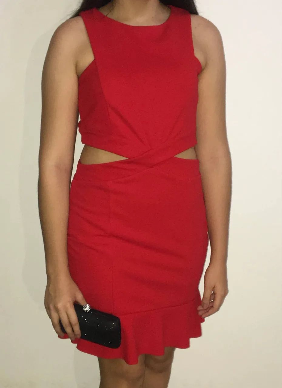Vestido de festa vermelho
