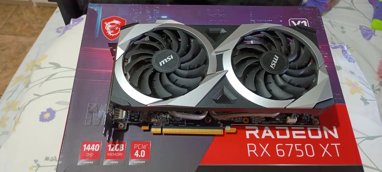 Placa de Vídeo Amd RX 6750XT 12GB
