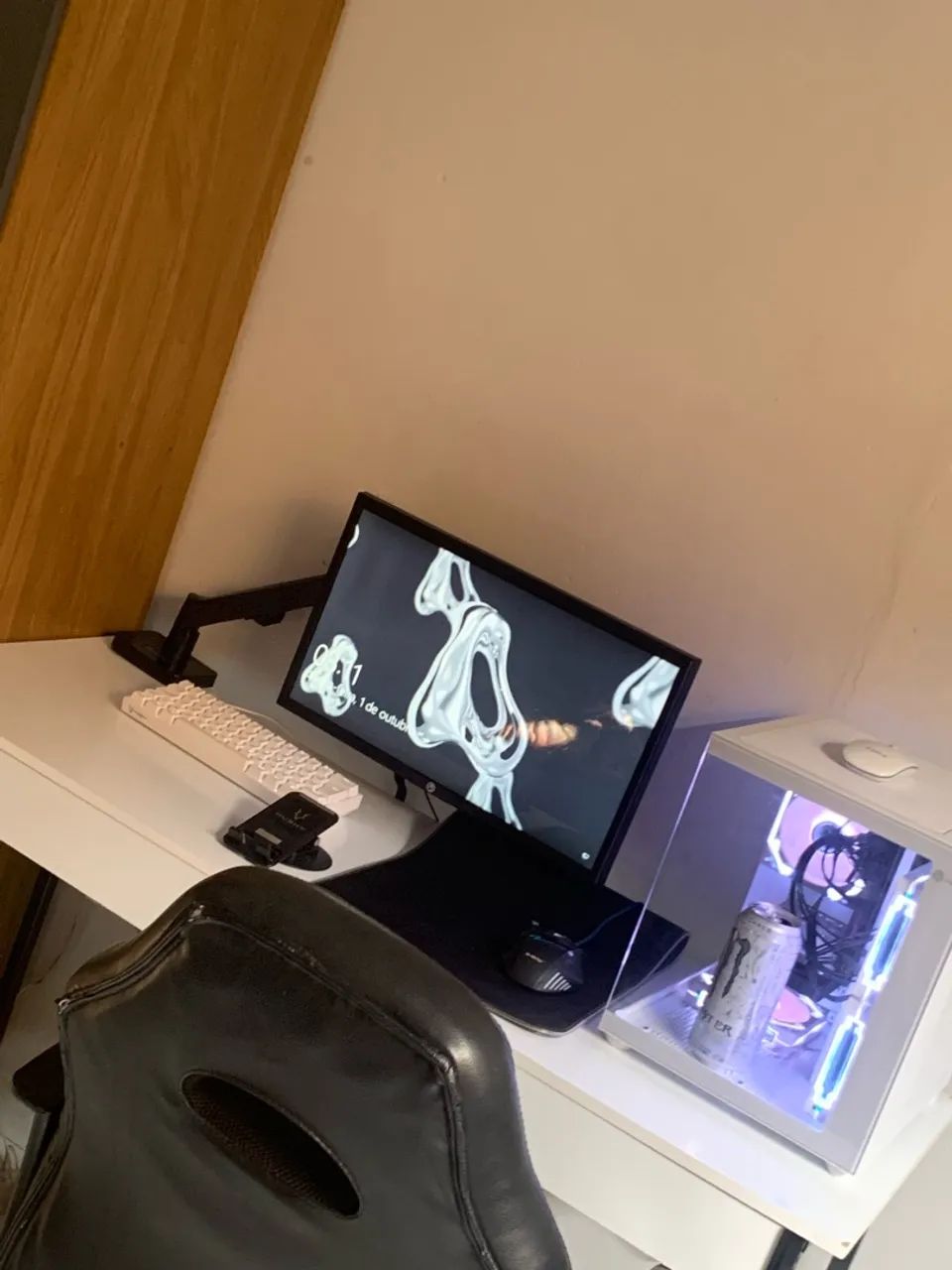Monitor 75HZ + Braço articulado