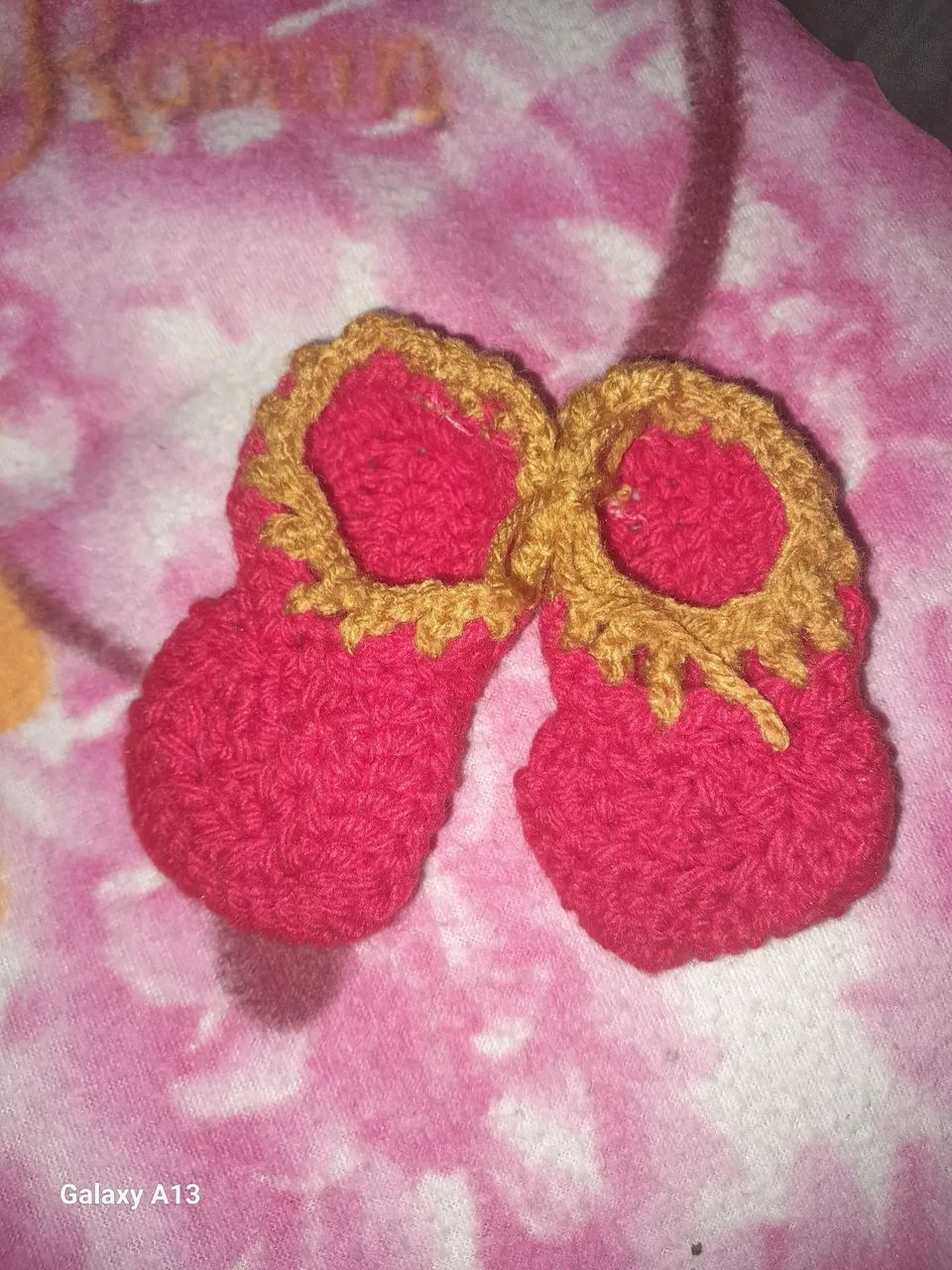 Sapatinhos de Bebê de Lá. - Foto 4
