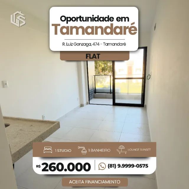 Flat Pronto em Tamandaré | ALMARES | R$ 260 Mil - Foto 2