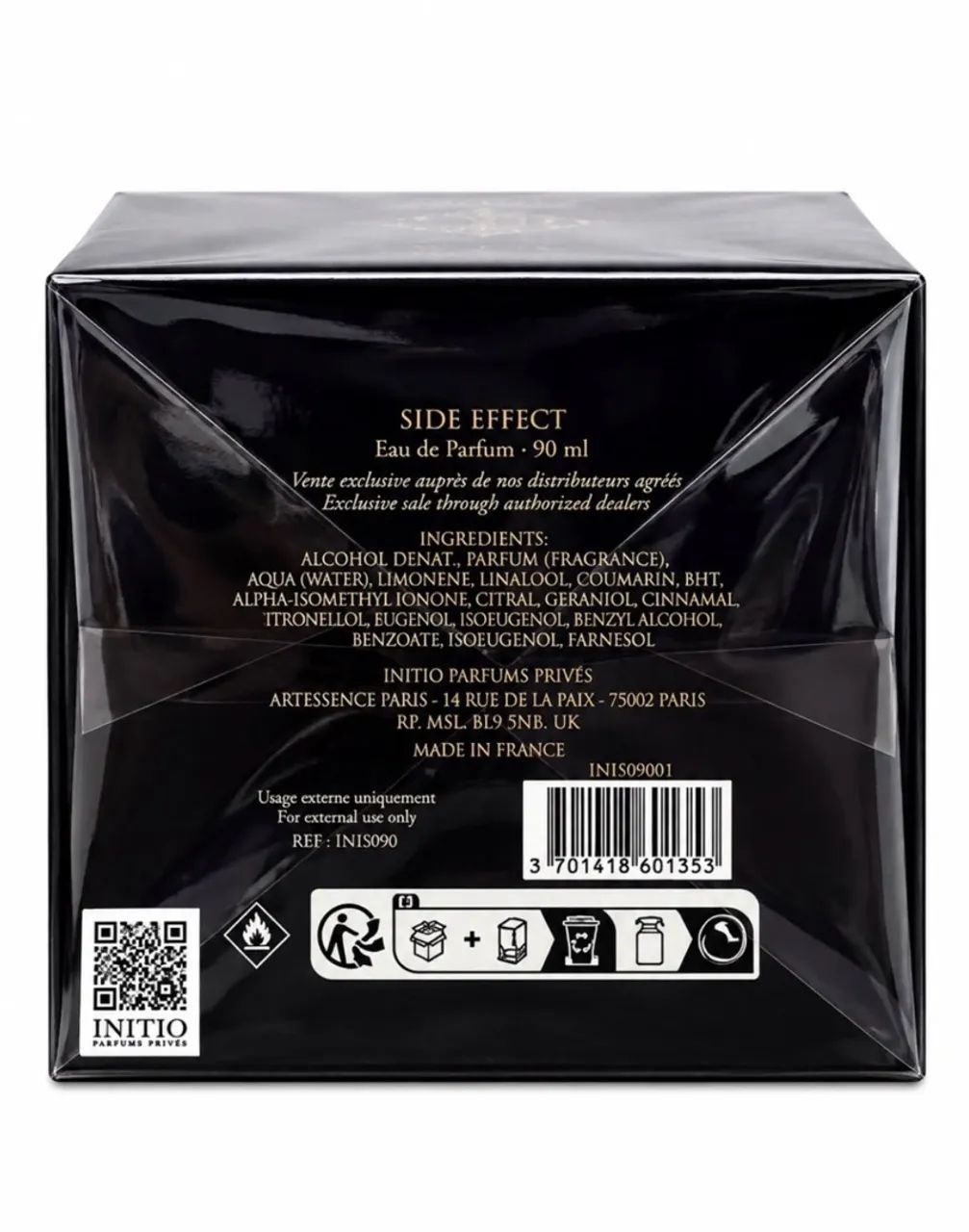 Initio Side effect 90 ml lacrado - Foto 3