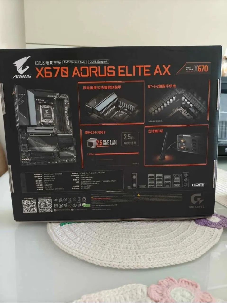 PLACA-MÃE X670 AORUS ELITE AX  - Foto 2