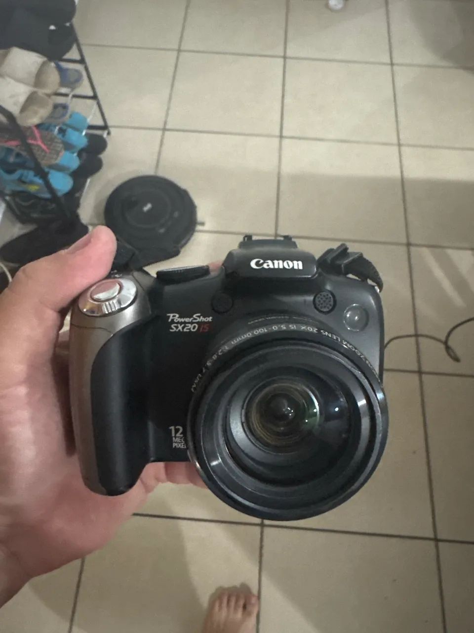 CÂMERA CANON POWERSHOT SX20 IS - 12MP - ZOOM 20X