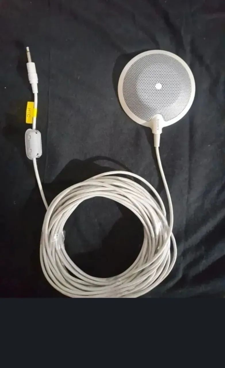 Microfone Sony Omnidirecional Semi Novo Barato!
