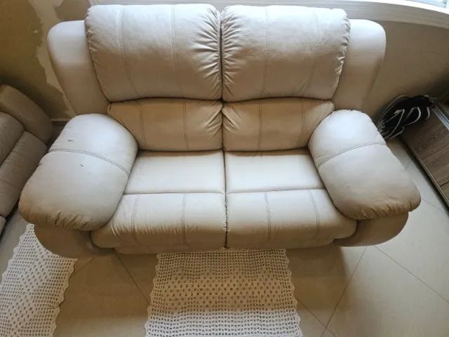 Sofá Couro S Reclinável 3 e 2 Lugares Super LUXO! - Foto 5