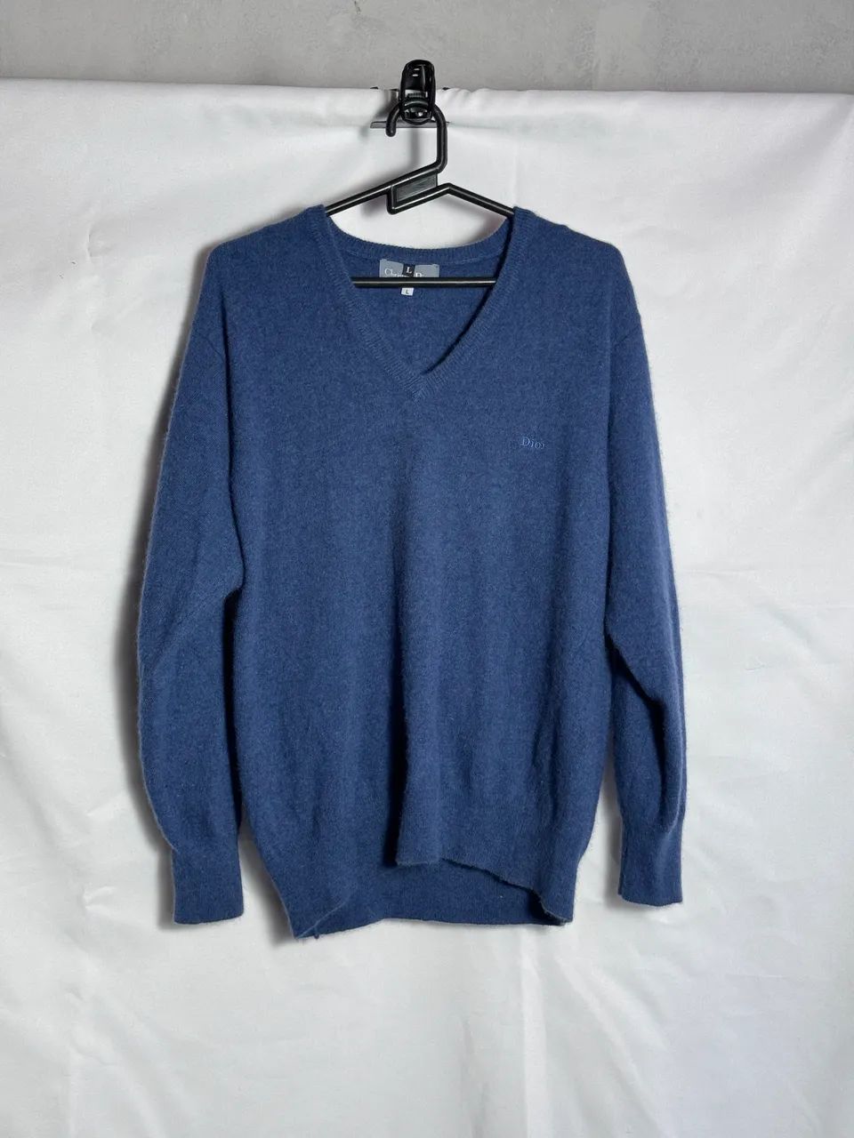 Suéter vintage azul dior 
