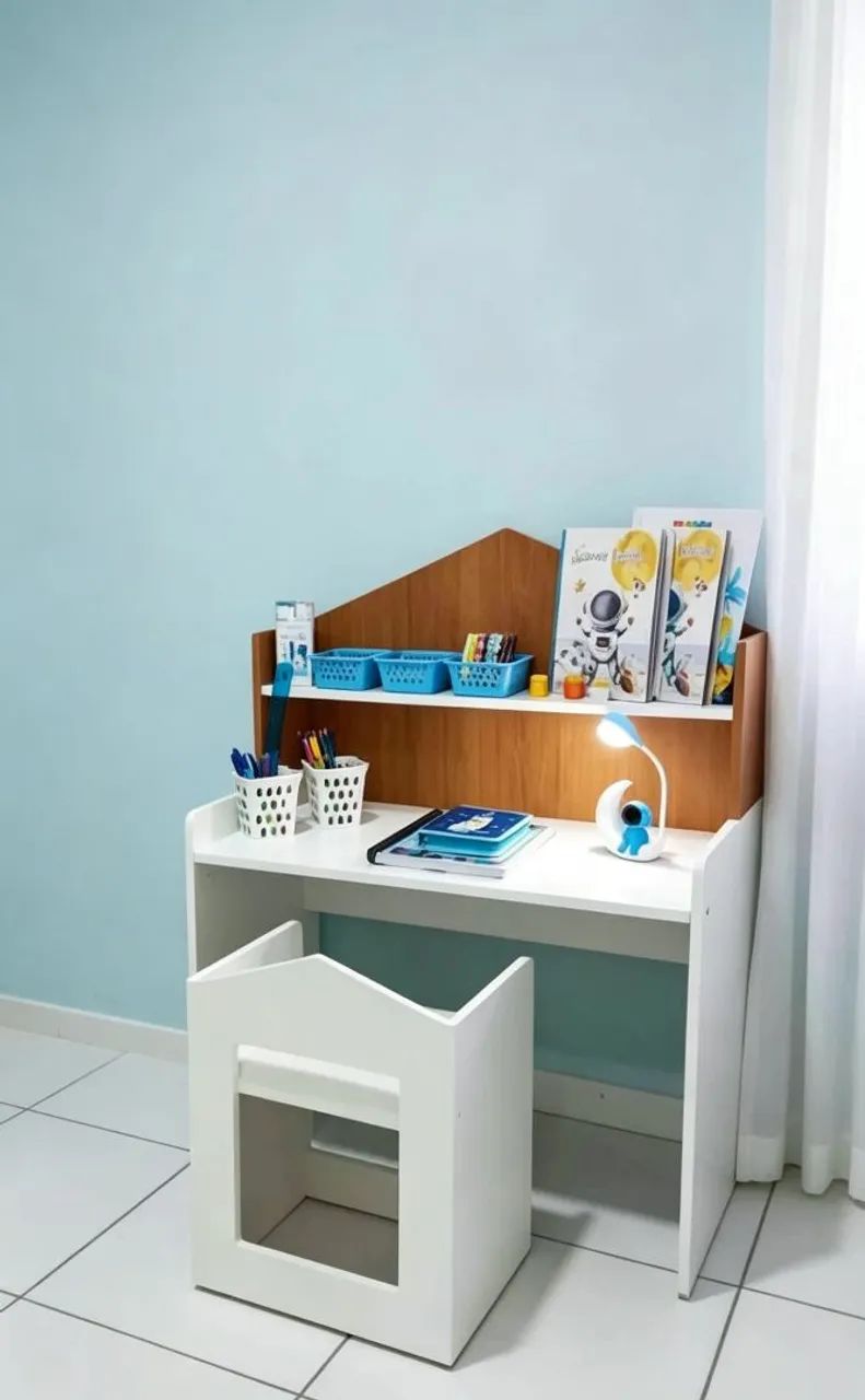 Mesa infantil com banco em mdf - Foto 2