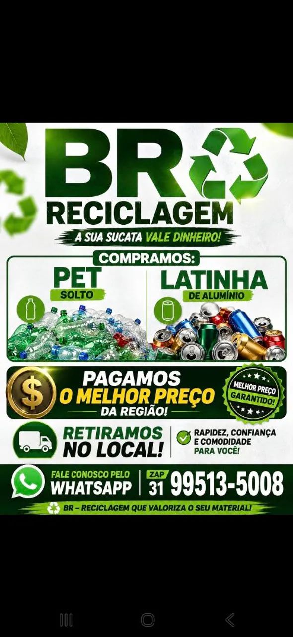 Compramos pet solto. 
