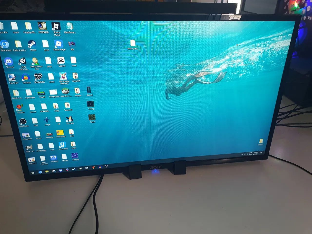 Monitor para Computador Acer Impecável 