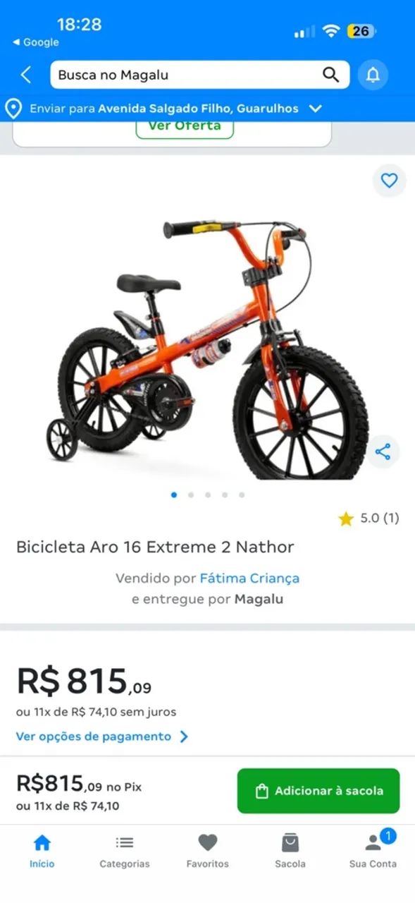 Bicicleta aro 14 - Foto 5
