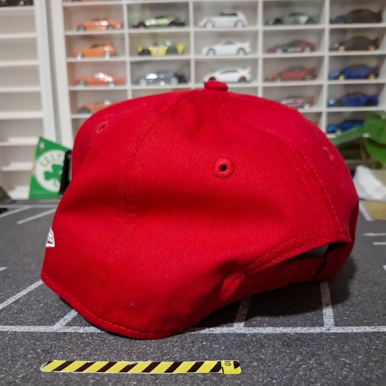 Boné New Era 9FORTY A-FRAME SNAPBACK New York Yankees Vermelho e Branco - Foto 3