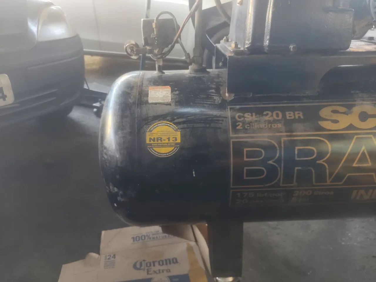 Compressor 200 litros Schulz bravo  - Foto 4