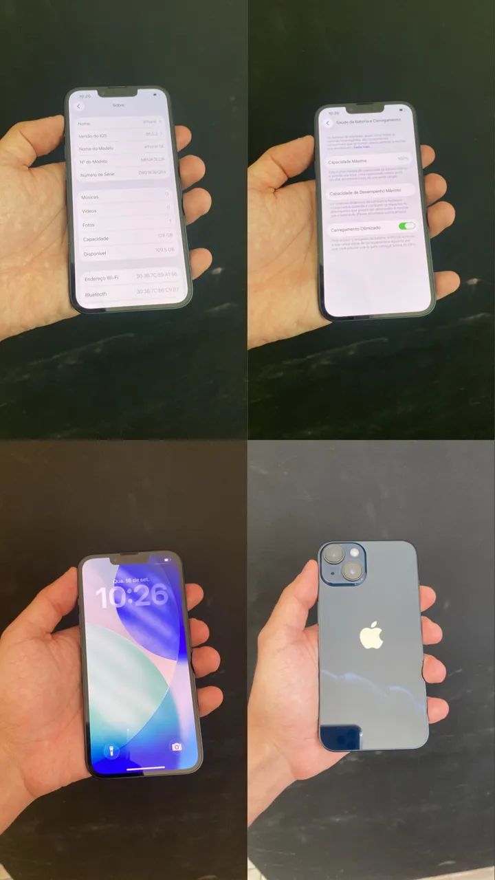 iPhone 14 128gb 100% de bateria 