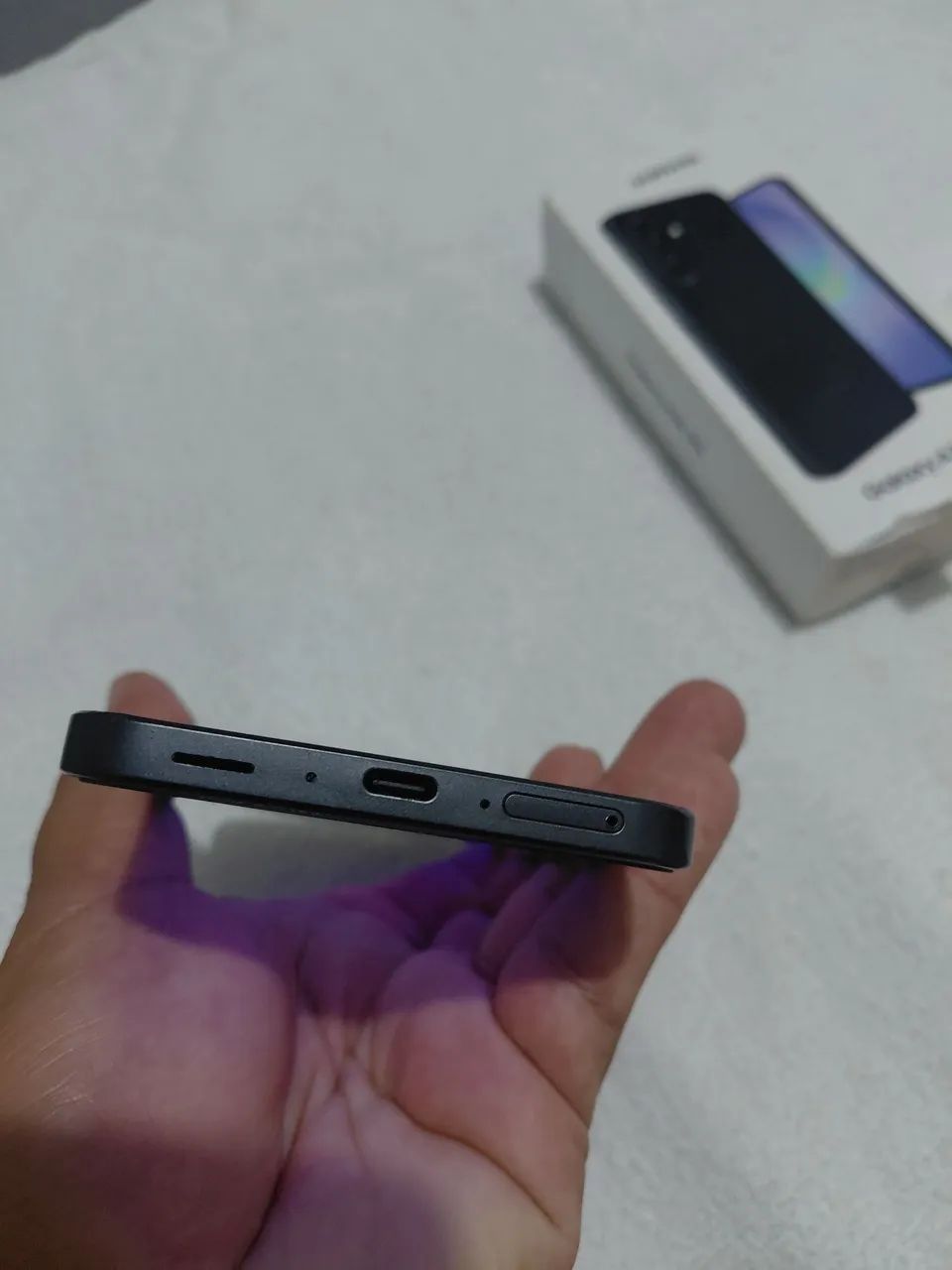 A36 128 gb com caixa nota e carregador $950 - Foto 3