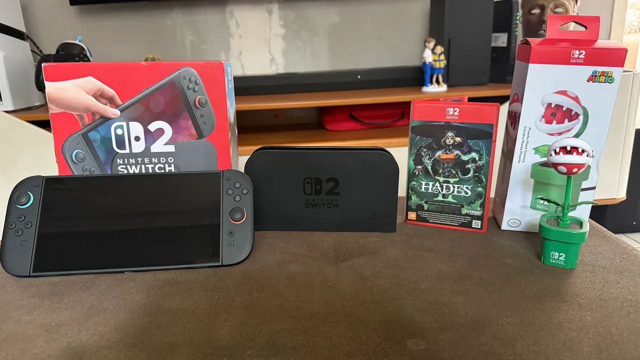 Nintendo Switch 2 + Piranha Câmera + Jogo - Foto 3