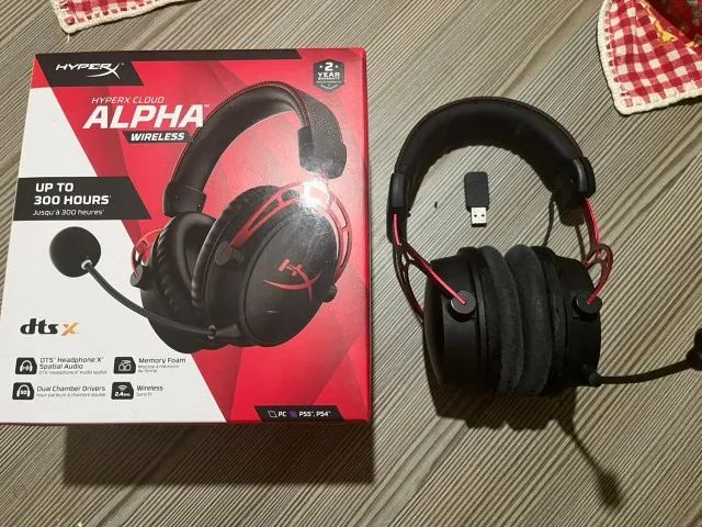 HyperX Cloud Alpha Wireless - Bateria de 300h