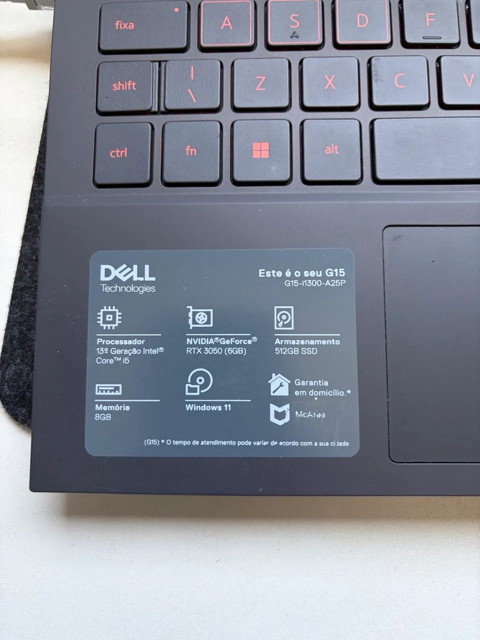 NOTEBOOK GAMER DELL G15 - Foto 3