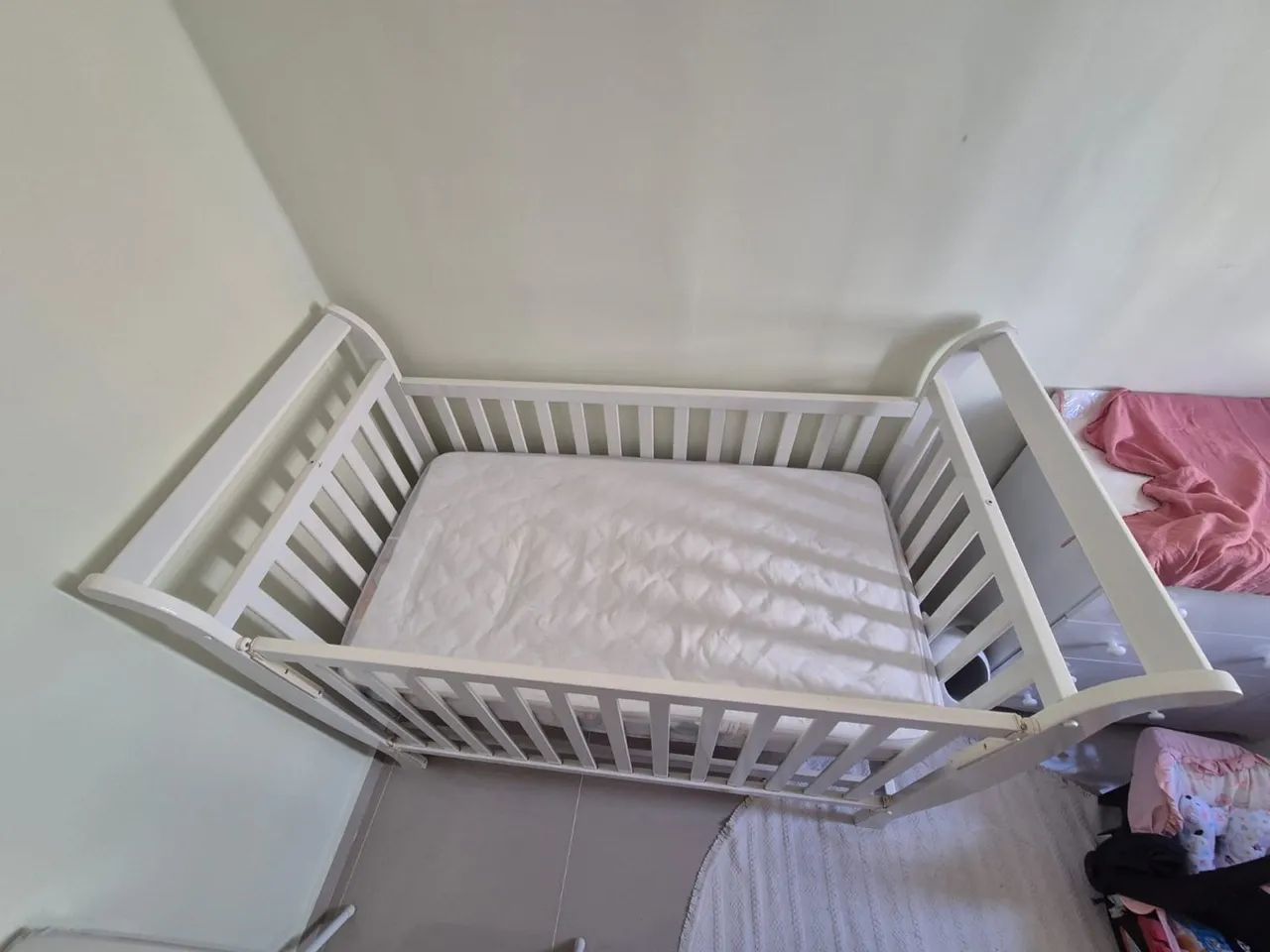 Berço Branco com colchão  - Foto 2