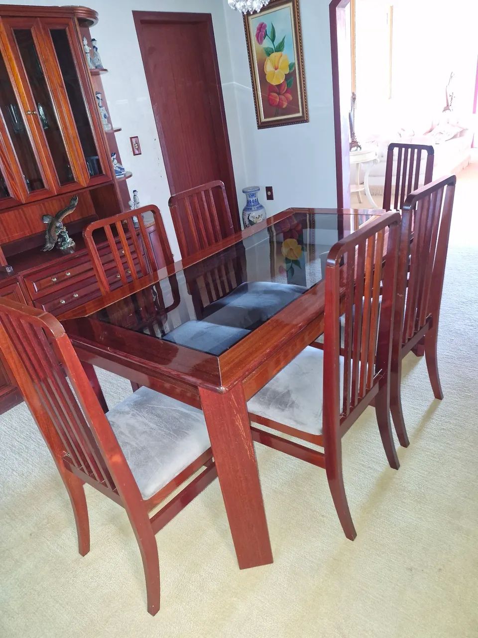 Mesa com 6 cadeiras - Foto 2