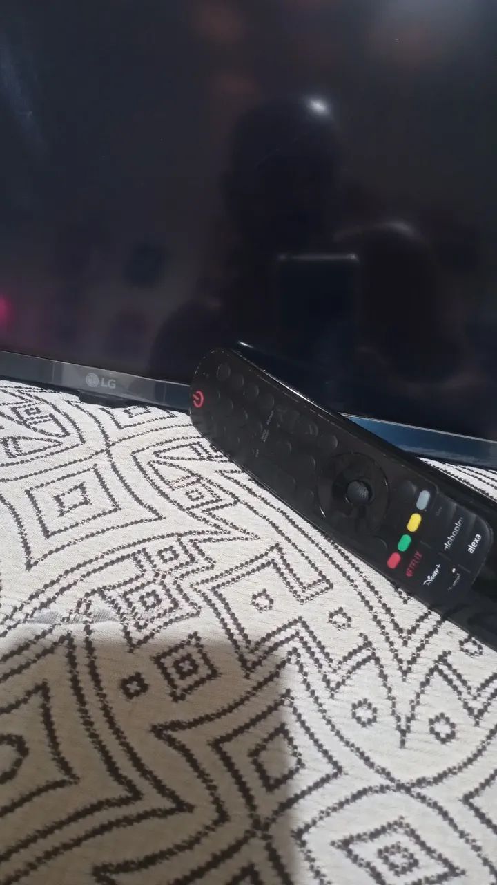 TV Samsung 55 polegadas smart tela com trincado para peças - Foto 4